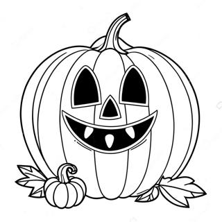 Jack O'Lanternin värityssivu | Jack O Lantern värityssivu