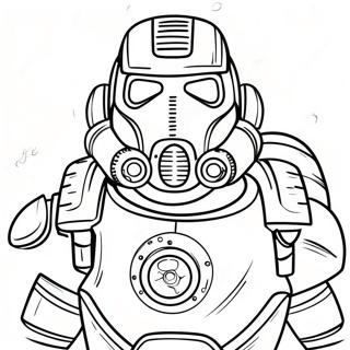 Fallout Power Armor värityssivu | Fallout värityssivu