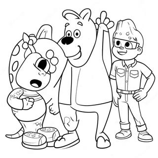 Nickelodeon värityssivu | Nickelodeon värityssivu