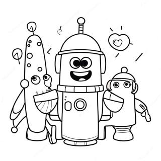Storybots värityssivu | Storybots värityssivu