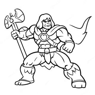 He-Man värityssivu | He Man värityssivu