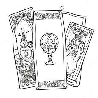 Tarot-värityssivu | Tarot värityssivu