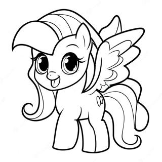 Fluttershy värityskuva | Fluttershy värityssivu