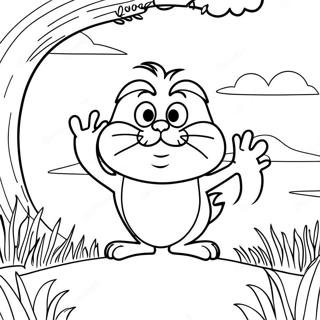 Lorax -värityssivu | Lorax värityssivu