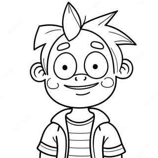 Hey Arnold -värityssivu | Hei Arnold värityssivu