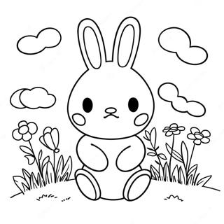 Miffy Värittämislehti | Miffy värityssivu
