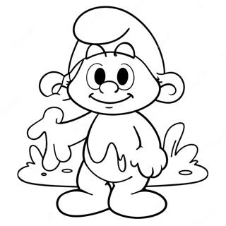 Smurffi värityssivu | Smurffi värityssivu