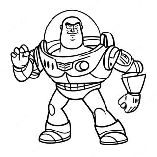 Buzz Lightyear värityssivu | Buzz Lightyear värityssivu