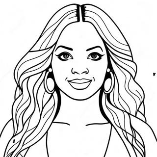 Beyonce värityssivu | Beyonce värityssivu