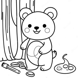 Rilakkuma värityssivu | Rilakkuma värityssivu