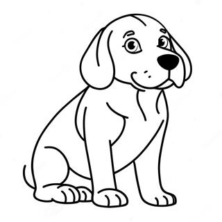 Beagle -värityssivu | Beagle värityssivu