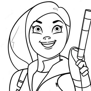 Kim Possible -värityssivu | Kim Possible värityssivu