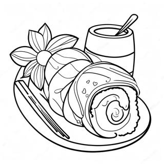 Sushi värityssivu | Sushi värityssivu