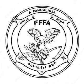 FFA-logo värityskuva | FFA värityssivu