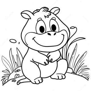 Gruffalo-värityskuva | Gruffalo värityssivu