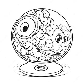 Pop It fidget-lelu värityssivu | Pop It värityssivu
