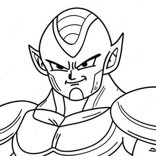 Frieza taistelupuvussa värityssivu | Frieza värityssivu
