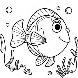 Dory värityskuva | Dory värityssivu