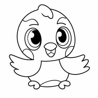 Piplup Värittämissivu | Piplup värityssivu