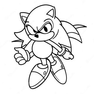 Sonic Hopea toiminnassa värityssivu | Sonic Hopea värityssivu