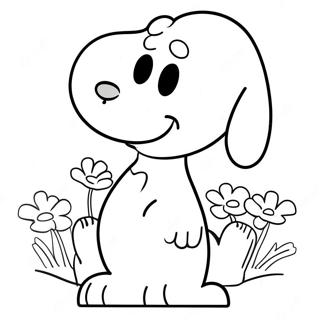 Snoopy värityssivu | Snoopy värityssivu