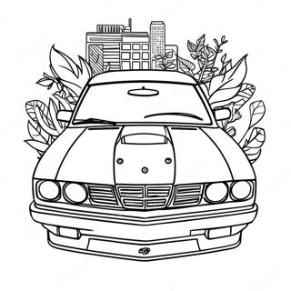 JDM-auto - värityssivu | JDM värityssivu