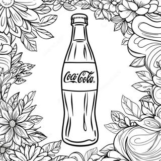 Coca Cola -pullo värityssivu | Coca Cola värityssivu