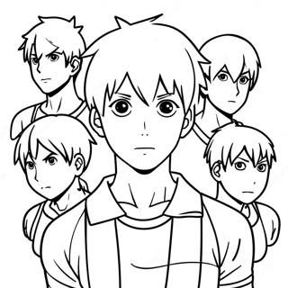Haikyuu Värittämissivu | Haikyuu värityssivu