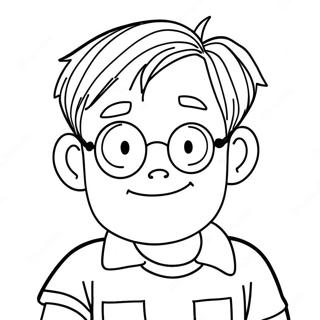 Big Nate värityssivu | Iso Nate värityssivu