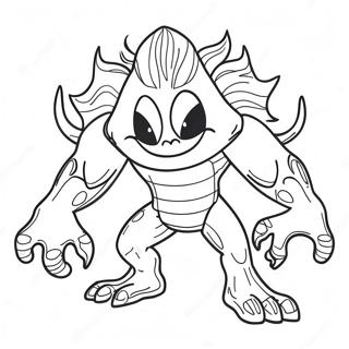 Super Monsterin Värittämissivu | Super Monster värityssivu