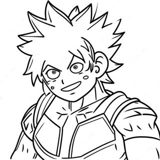 Bakugo värityssivu | Bakugo värityssivu