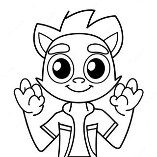 Johnny Testin värityssivu | Johnny Test värityssivu