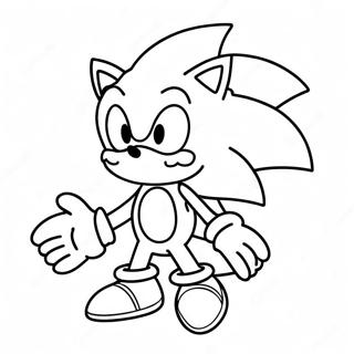 Seikkailunhaluinen kermainen Sonic värityssivu | Kermas Sonic värityssivu