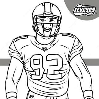 Travis Kelce Värittämissivu | Travis Kelce värityssivu