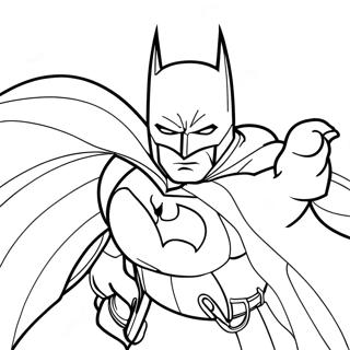 Batman Logo Värittämissivu | Batman-logo värityssivu