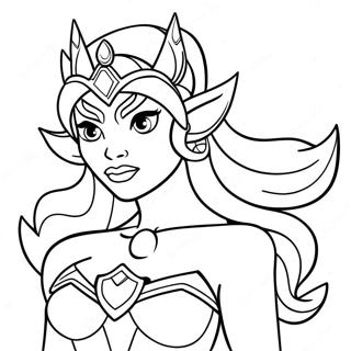 She Ra -värityssivu | She Ra värityssivu