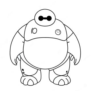 Baymax-värityssivu | Baymax värityssivu