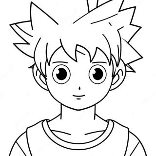 Killua Värittämissivu | Killua värityssivu