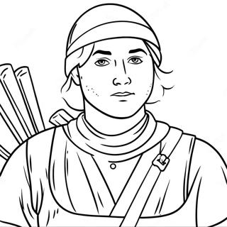 Robin Hood värityssivu | Robin Hood värityssivu
