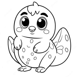 Hatchimals värityskuva | Hatchimals värityssivu