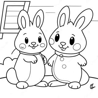 Max ja Ruby värityssivu | Max ja Ruby värityssivu