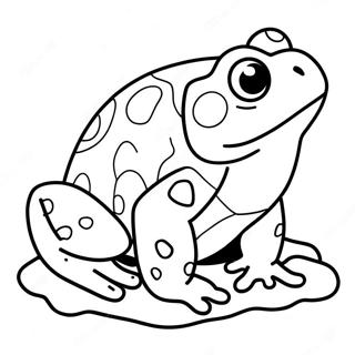 Sammakko Värittämissivu | Toad värityssivu