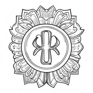 4-H logo värityssivu | 4-H värityssivu