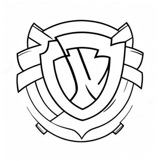 Warner Bros logo värityskuva | Warner Bros värityssivu