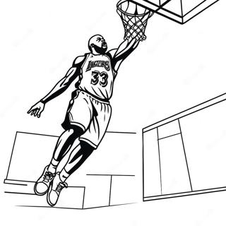 Shaquille O'Neal Dunkkaava Värityssivu | Shaq värityssivu