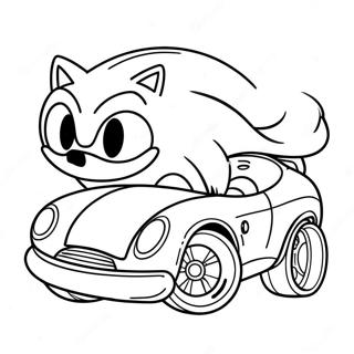 Sonic Auto Värityssivu | Sonic-auto värityssivu