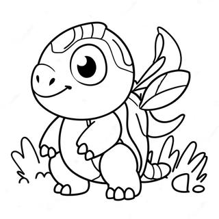 Turtwig värityskuva | Turtwig värityssivu