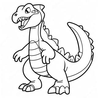 Garchomp värityssivu | Garchomp värityssivu