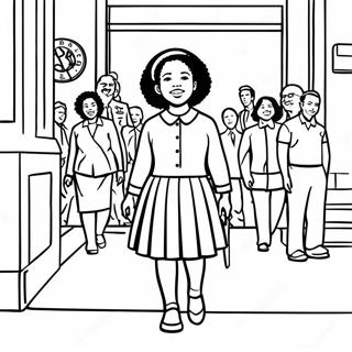Ruby Bridges Värityskuvat