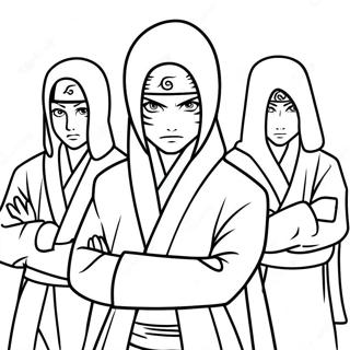Akatsuki värityssivu | Akatsuki värityssivu